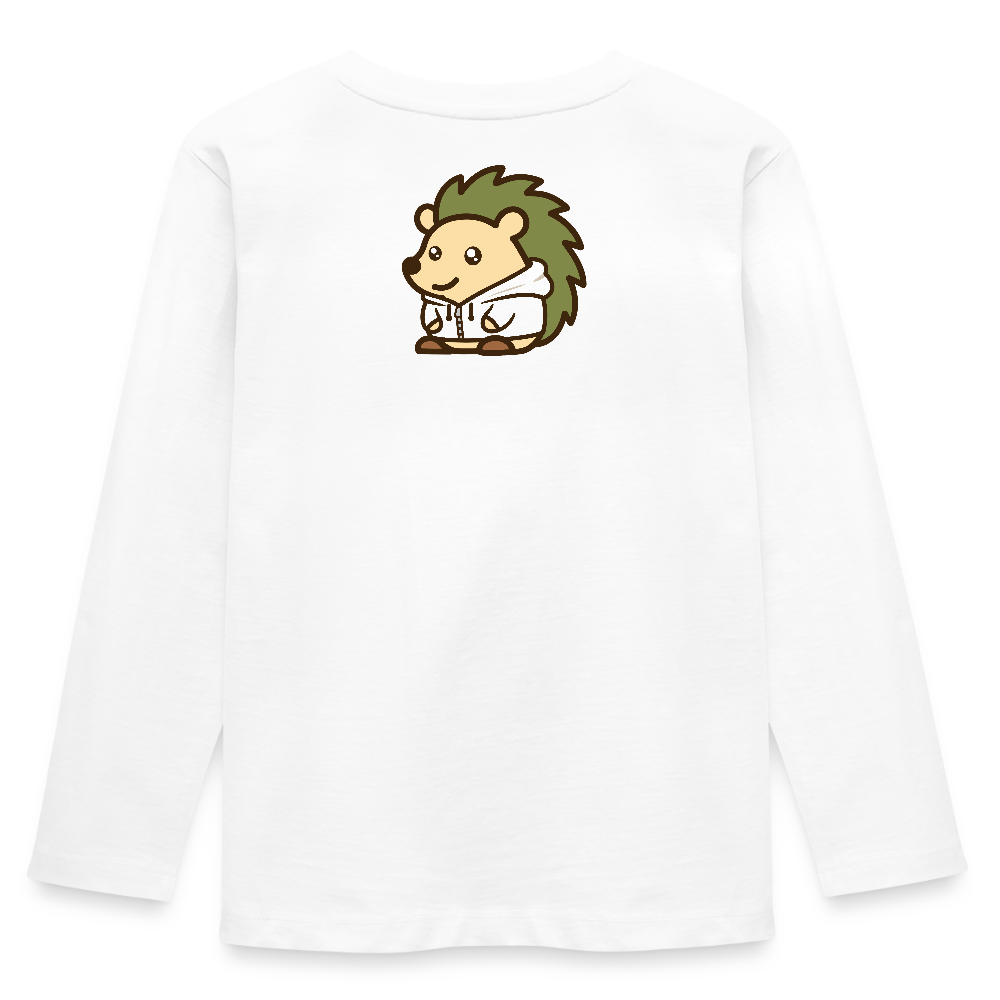 Spin | Kinder Bio-Langarmshirt - Spin Collection | Spin · Hoodie - Weiß