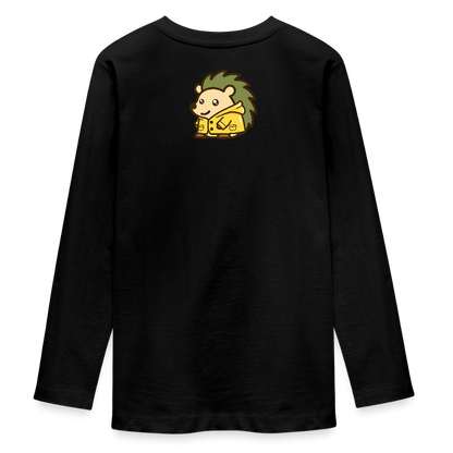 Spin | Teen Bio-Langarmshirt - Spin Collection | Spin · Raincoat - Schwarz