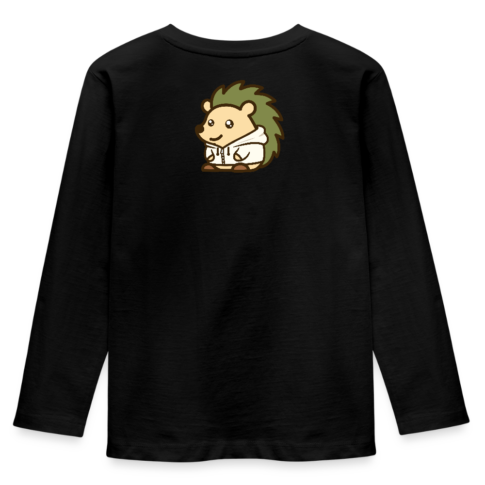 Spin | Kinder Bio-Langarmshirt - Spin Collection | Spin · Hoodie - Schwarz