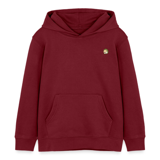 Spin | Kinder Bio-Kapuzensweatshirt - Spin Collection | Spin · Hoodie - Burgunderrot