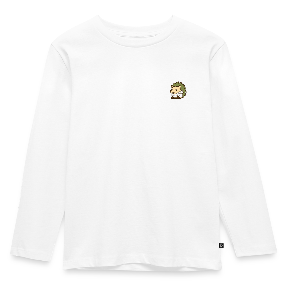 Spin | Kinder Bio-Langarmshirt - Spin Collection | Spin · Hoodie - Weiß