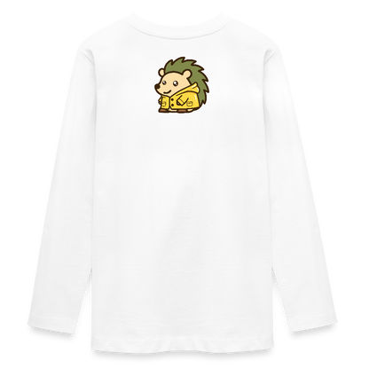 Spin | Teen Bio-Langarmshirt - Spin Collection | Spin · Raincoat - Weiß